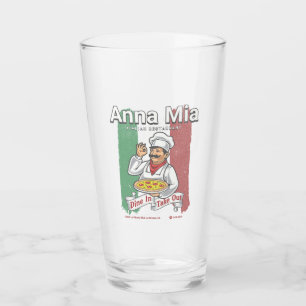 Verre Anna Mia Restaurant Italien - Collecteur Vintage