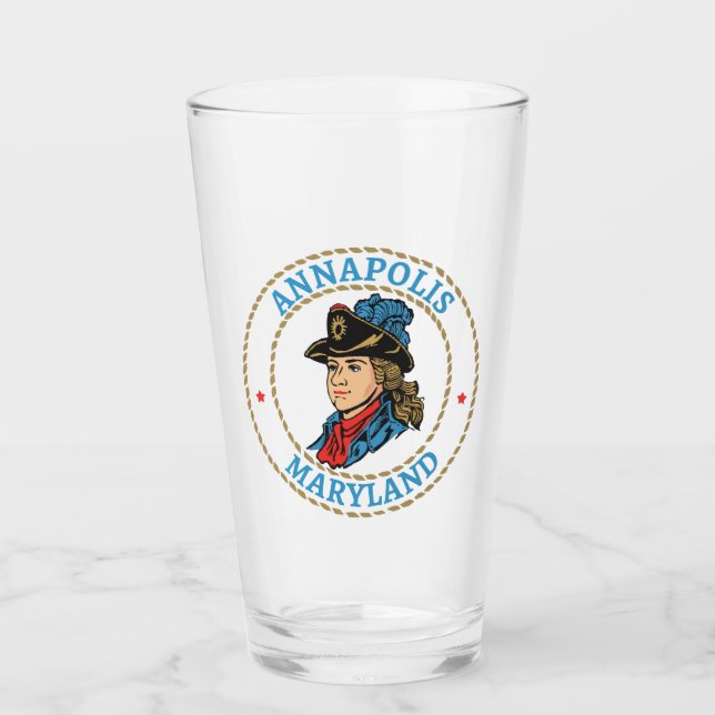 Verre Annapolis Maryland Colonial (Devant)