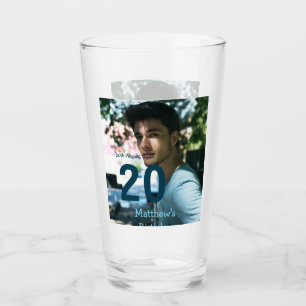 Verre anniversaire 20 ans ajouter nom photo date homme b