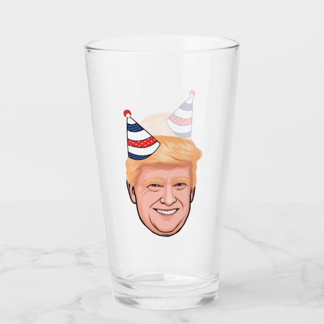 VERRE ANNIVERSAIRE DE DONALD TRUMP (Dos)