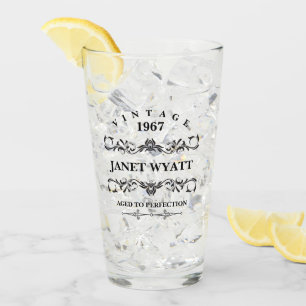 Verre Anniversaire vintage par année