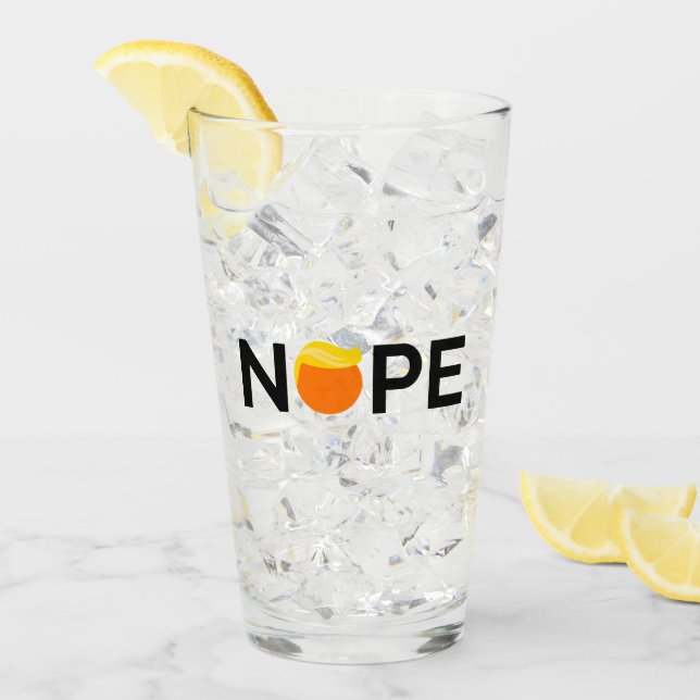 Verre Anti-Trump - Nope Edition (Devant glace)