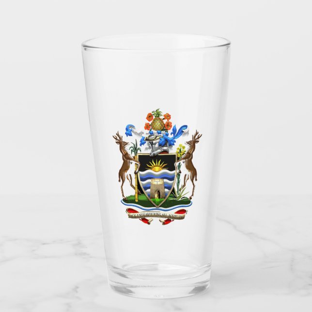 Verre Antigua-et-Barbuda (Devant)