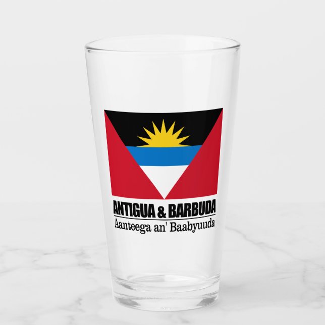 Verre Antigua-et-Barbuda (Devant)