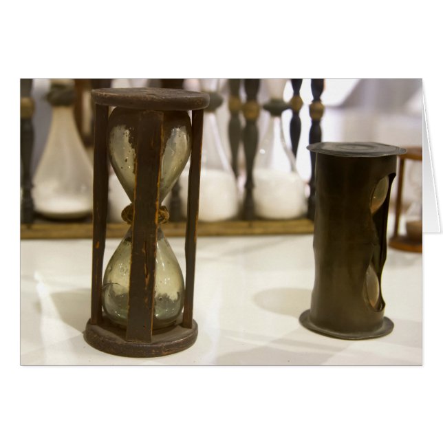 Verre antique d'heure (Devant Horizontal)