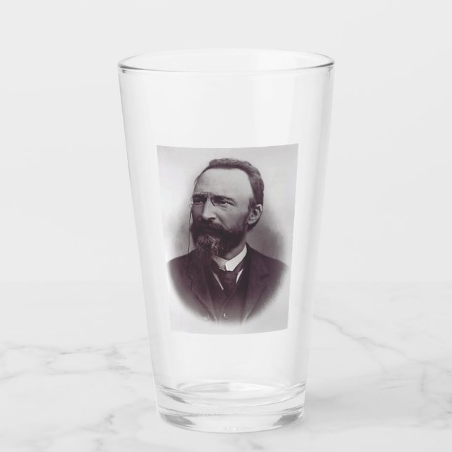 Verre Apôtre Saint Bartolo Longo du Rosaire (Devant)