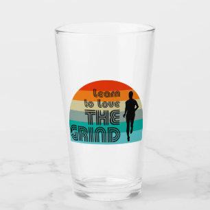 Verre Apprenez À Aimer Le Grind Running Retro