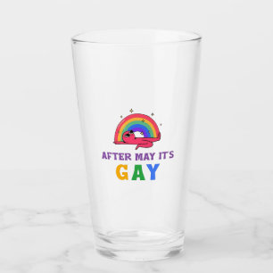 Verre Après mai c'est Gay Funny LGBT Pride Mois
