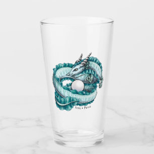 Verre Aqua Drqagon : Perle de pierre de naissance de jui