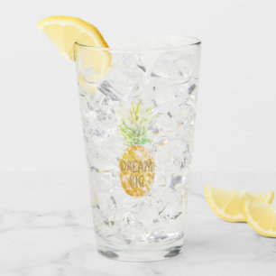 Verre Aqua Yellow Pineappé Gold Dream