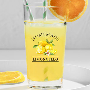 Verre Aquarelle Citrons Limoncello fait maison