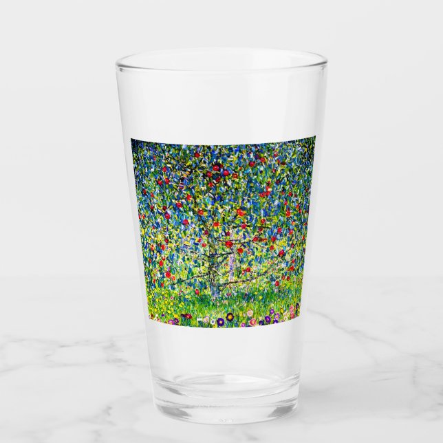Verre Arbre pomme Gustav Klimt (Devant)