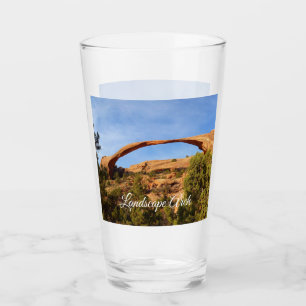 Verre Arc de paysage dans le parc national des Arches