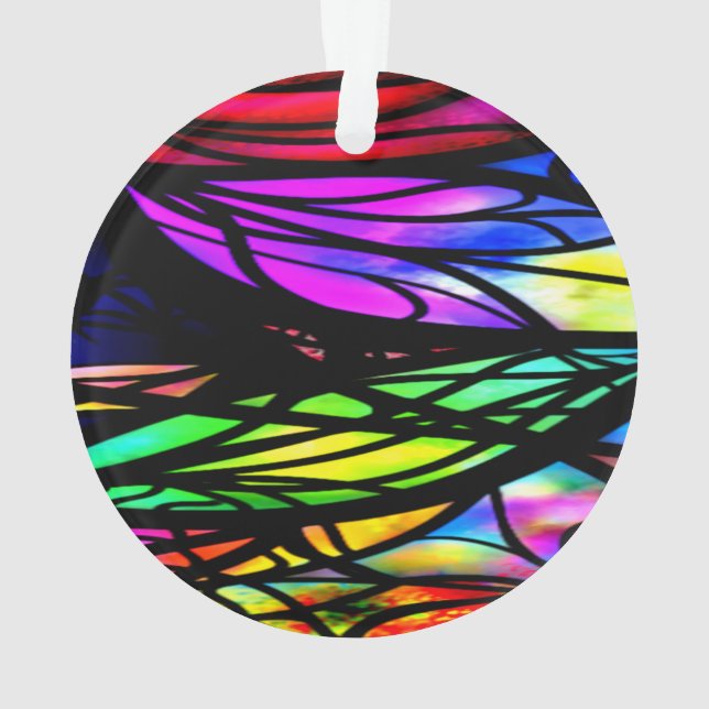 Verre Arc-en-ciel Coloré Fancy Amusant (dos)