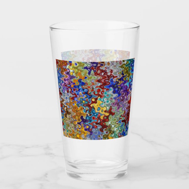Verre Arc-en-ciel électrique coloré #400 (Devant)