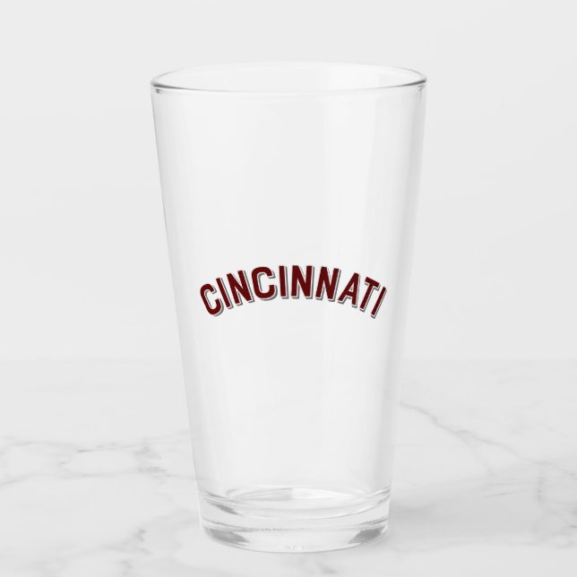 Verre Arc Vintage de Cincinnati, Ohio (Devant)