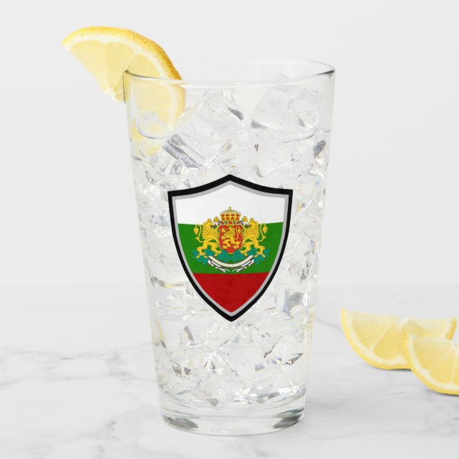 Verre Armoiries de la Bulgarie (Devant glace)