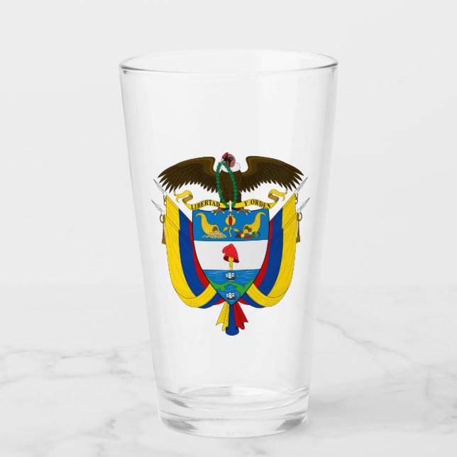 Verre Armoiries de la Colombie (Devant)