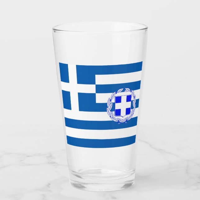 Verre Armoiries de la Grèce   (Devant)