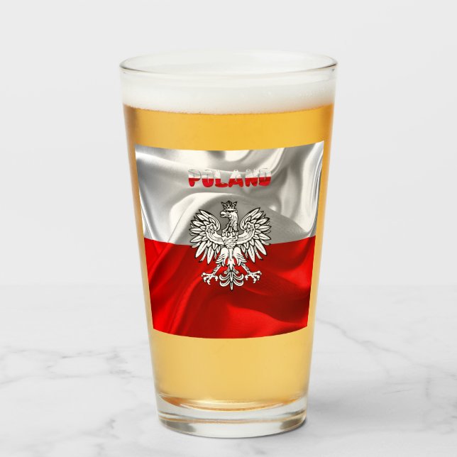 Verre Armoiries de la Pologne  (Devant (rempli))