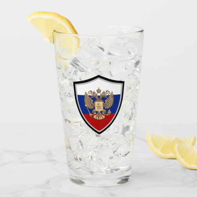 Verre Armoiries de la Russie (Devant glace)