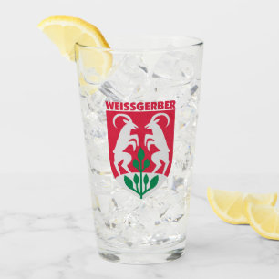 Verre Armoiries vintage Autriche Vienne   Weissgerber