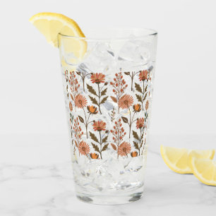 Verre Arrangement floral d'automne