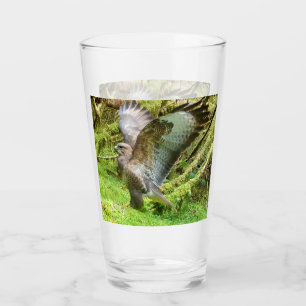 Verre Art animalier : Aile de Buse variable s'étirant pe