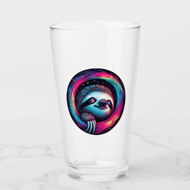 Verre Art de Galaxie Cosmologique (Devant)