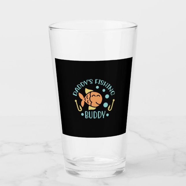 Verre Art de pêche Papa Amis de la pêche (Devant)