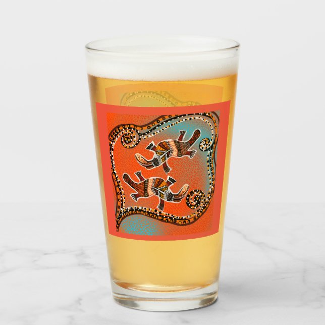 VERRE ART DU PLATYPUS          (Devant (rempli))