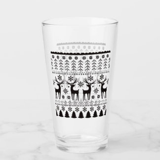 Verre Art populaire moderne rennes de Noël