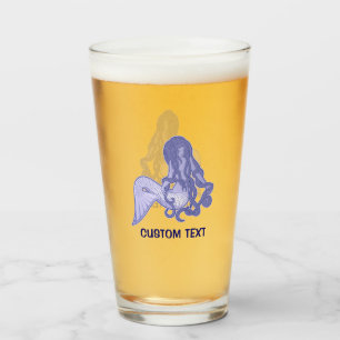 Verre Assis Mermaid bleu
