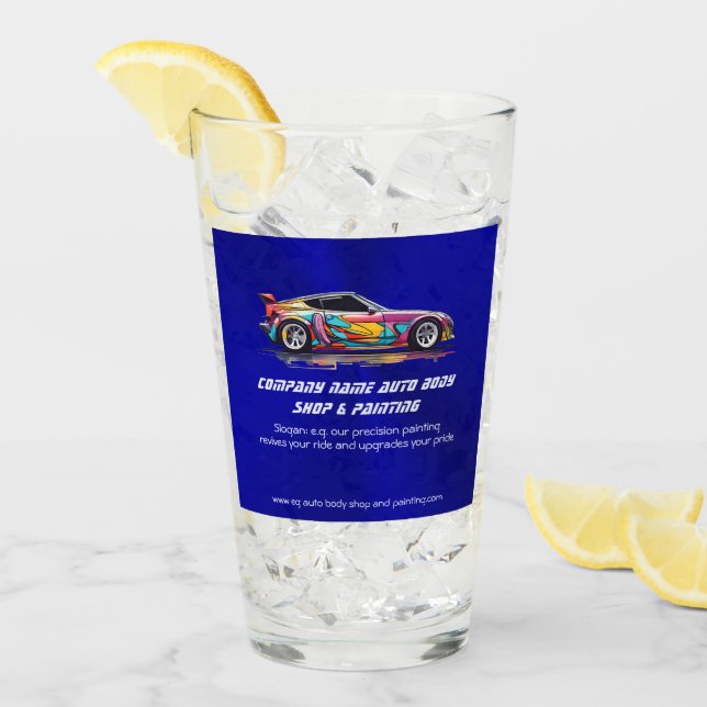 Verre Atelier de carrosserie automatique et peinture de  (Devant glace)