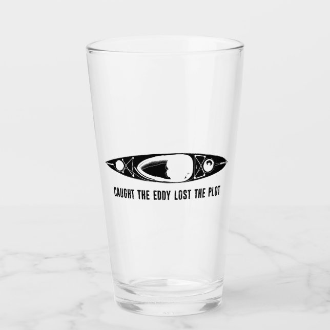 Verre Attrapé Le Tourbillon Perdu La Carte Kayak (Devant)