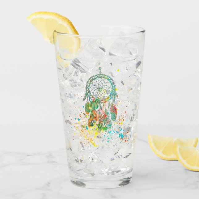 Verre Attrape-rêves éclaboussé (Devant glace)
