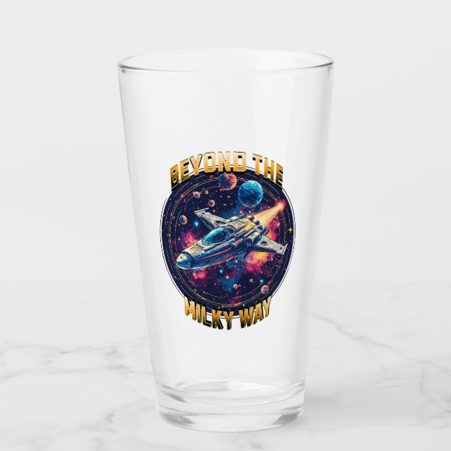 Verre Au-delà de la voie lactée (Devant)