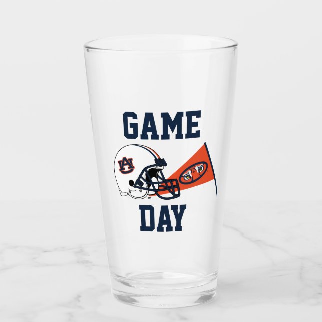 Verre Auburn University Jeu Day (Devant)