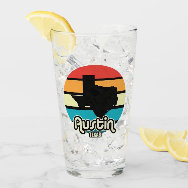 Verre Austin, Texas (Devant glace)
