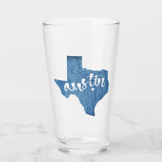 Verre Austin, Texas Wood Grain (Devant)