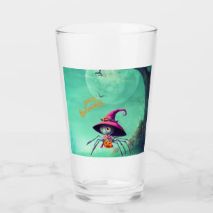 Verre Automne/araignée/sorcier/halloween
