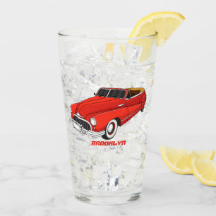 Verre Automobile classique rouge 1948