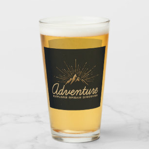 Verre Aventure Explorez Dream Découvrez la typographie