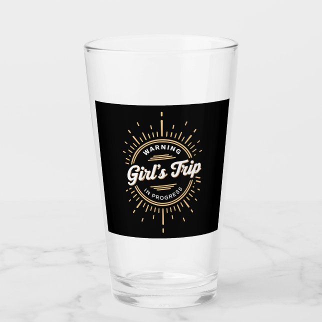 Verre Avertissement Voyage en cours Vacances d'été (Devant)