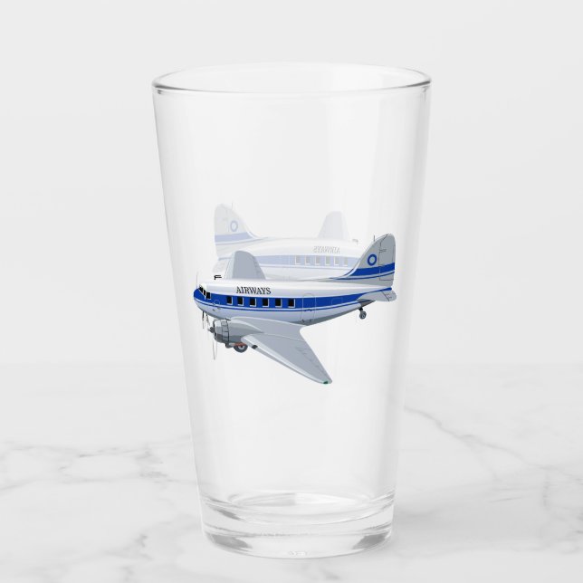 Verre Avion de dessin (Devant)