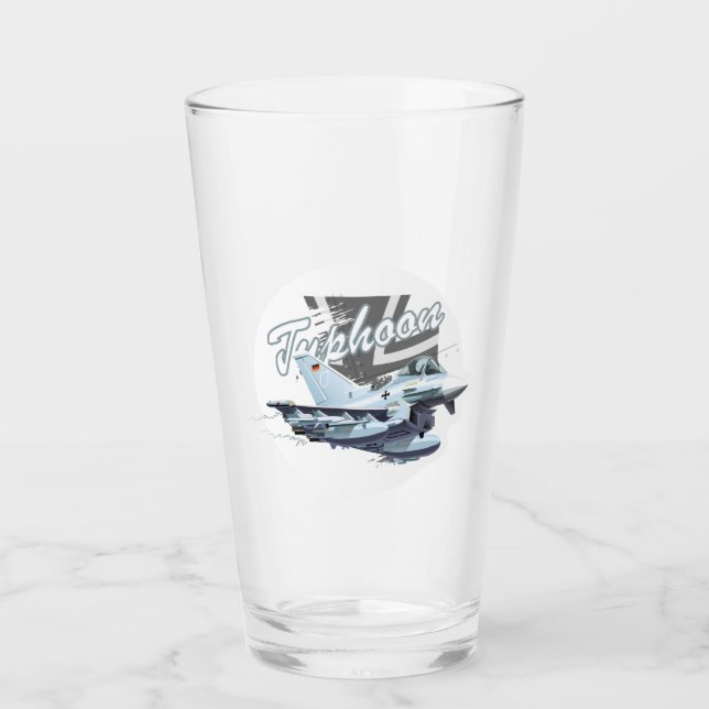 Verre Avion de dessin animé  (Devant)