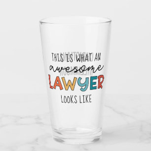 Verre Avocat sur mesure   Procureur   Awesome Lawyer