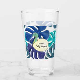 Verre Baby Shower adorable pour un dinosaure