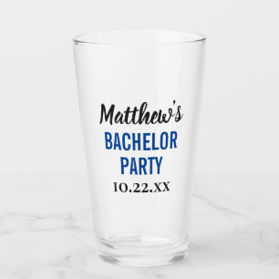Verre Bachelor Party Favoriser la typographie moderne Be