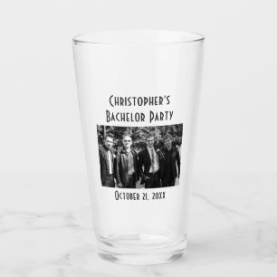 Verre Bachelor Party Photo Mariage Favor Beer Pint